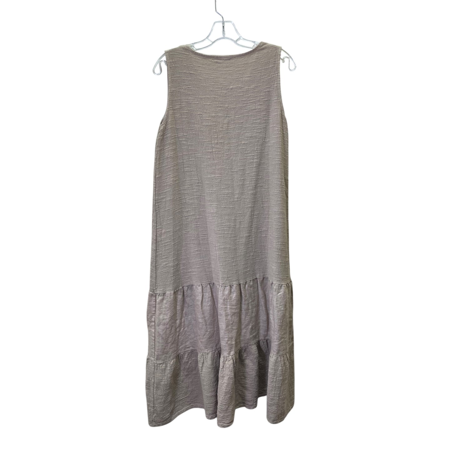 Dress Casual Midi By Francesca’S In Taupe, Size:S