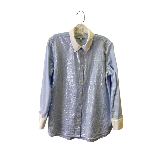 Top Ls By Loft In Blue, Size:M