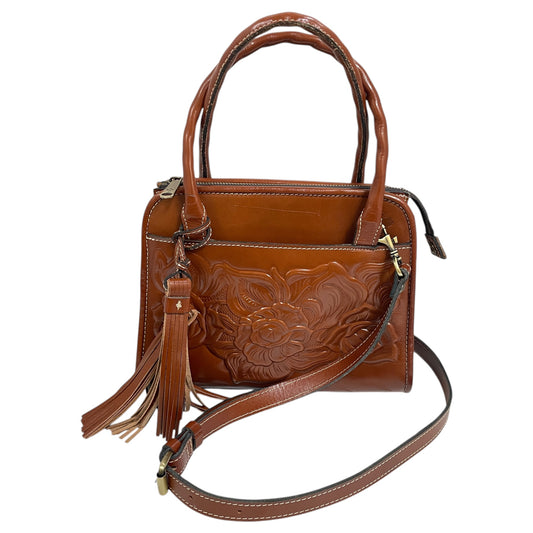 Crossbody Designer By Patricia Nash In Brown, Size:Medium