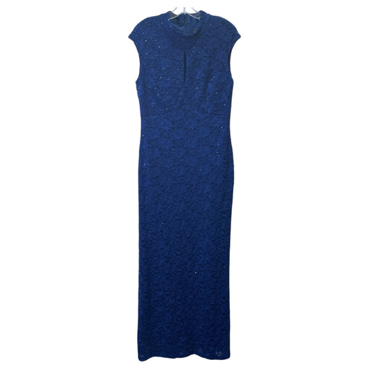 Dress Casual Maxi By Connected Apparel In Blue, Size:12