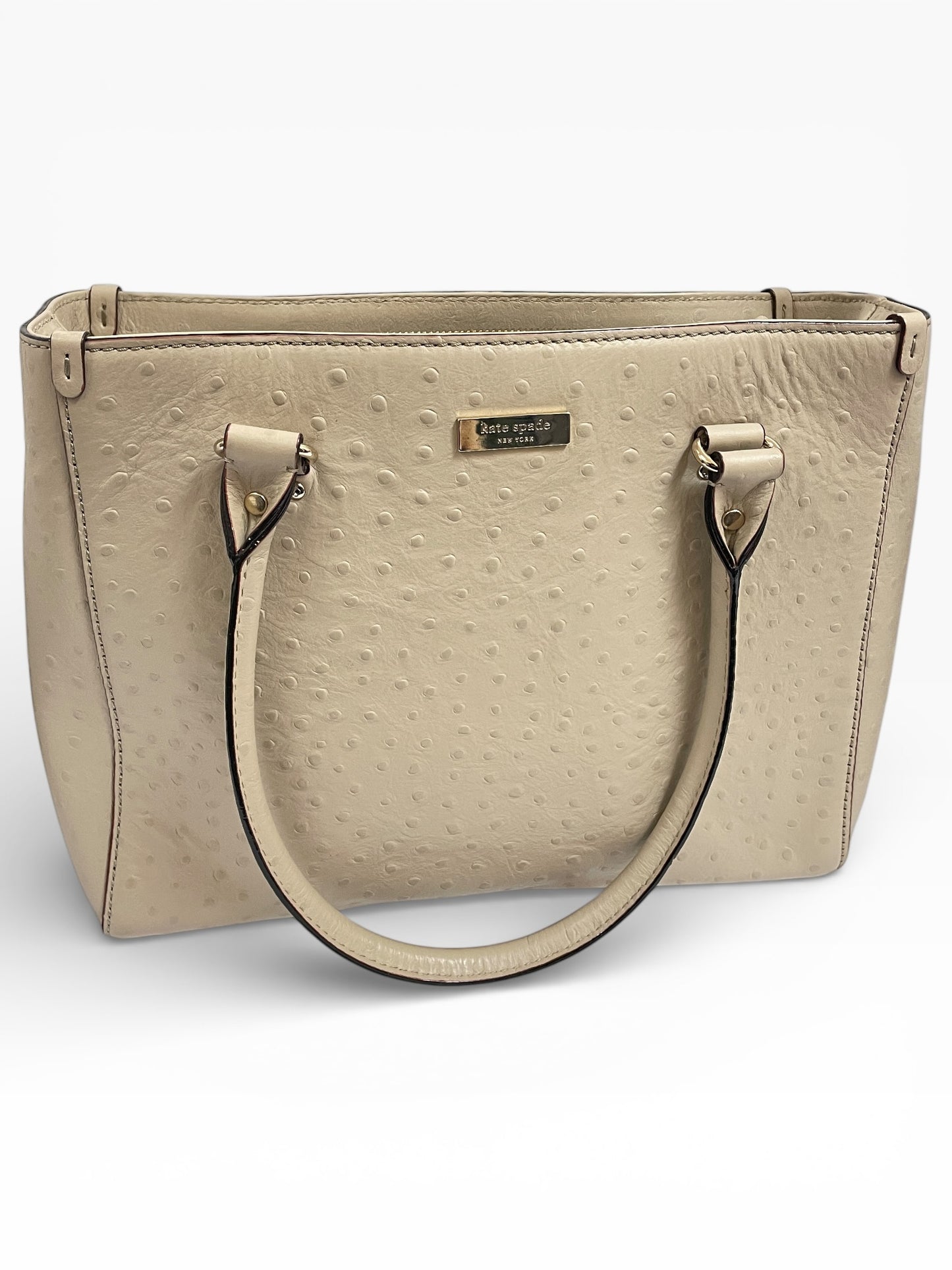 Handbag Designer By Kate Spade In Taupe, Size:Medium