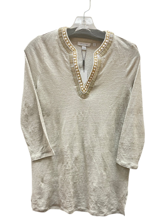 Top Ls By Chicos In Taupe, Size:0