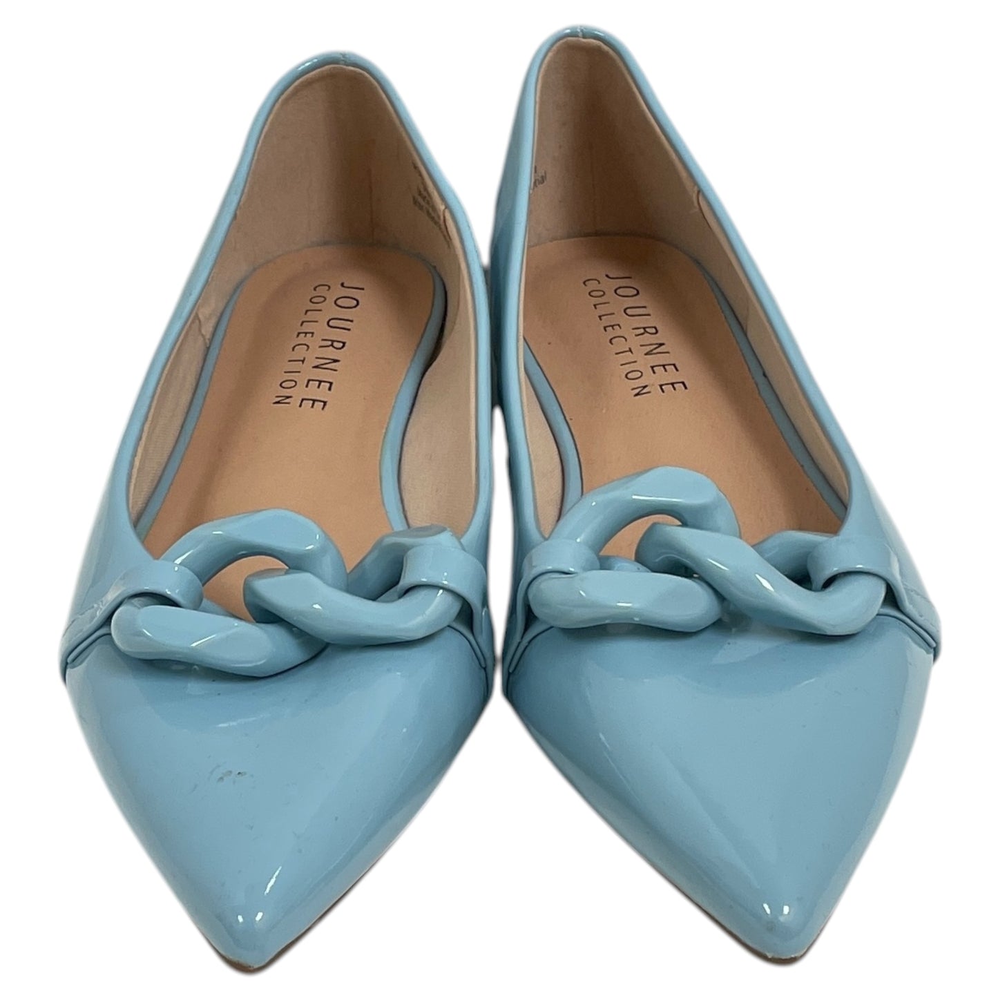 Shoes Flats By Journee In Blue, Size:8.5