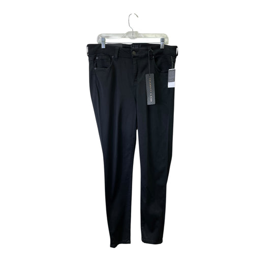 Jeans Jeggings By Celebrity Pink In Black Denim, Size:18