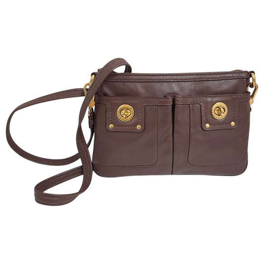 Crossbody Luxury Designer By Marc Jacobs In Brown, Size:Small