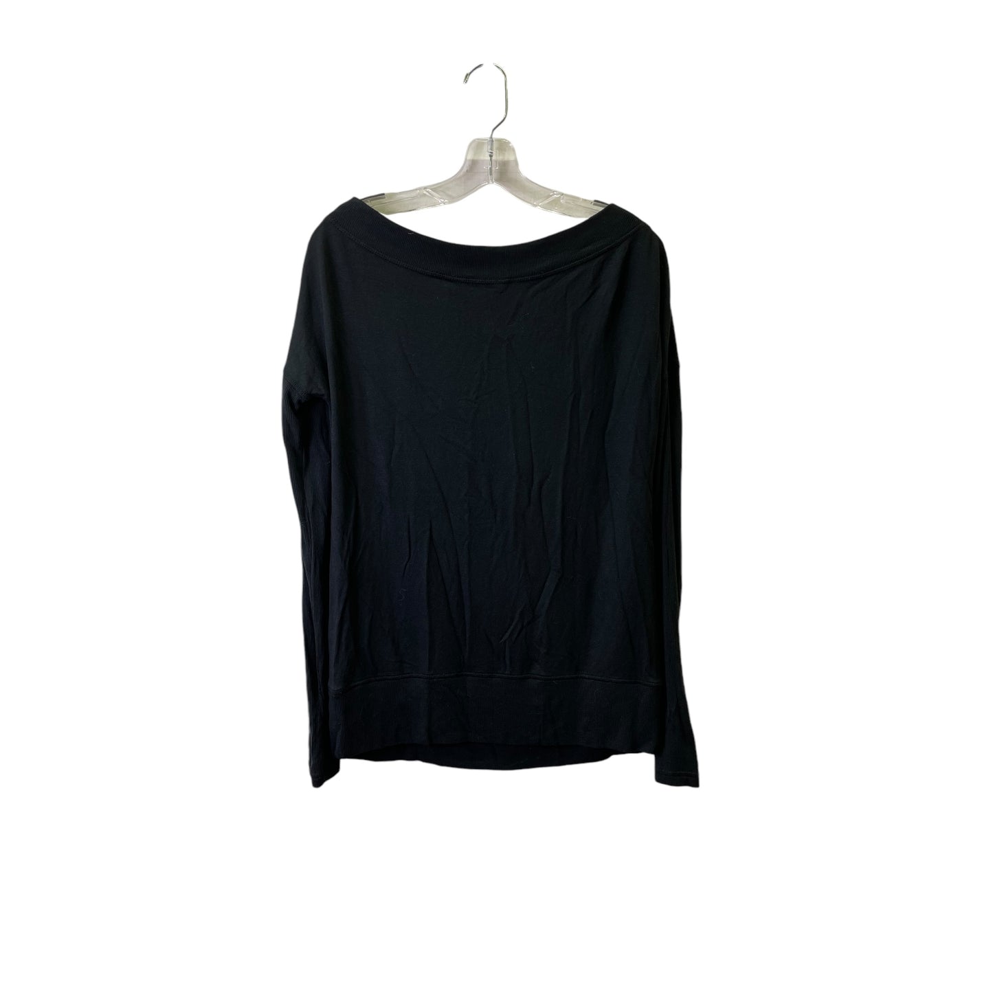 Athletic Top Ls Crewneck By Athleta In Black, Size:S