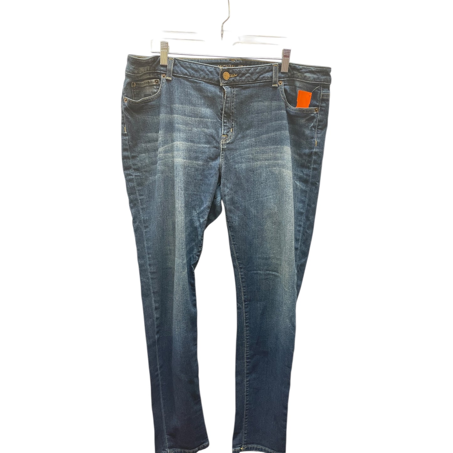 Jeans Designer By Michael Kors In Blue Denim, Size:16
