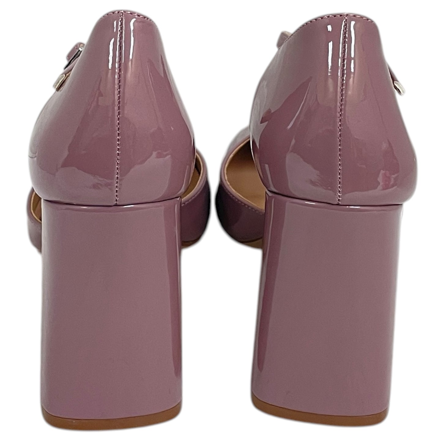 Shoes Heels Block By Journee In Purple, Size:7.5