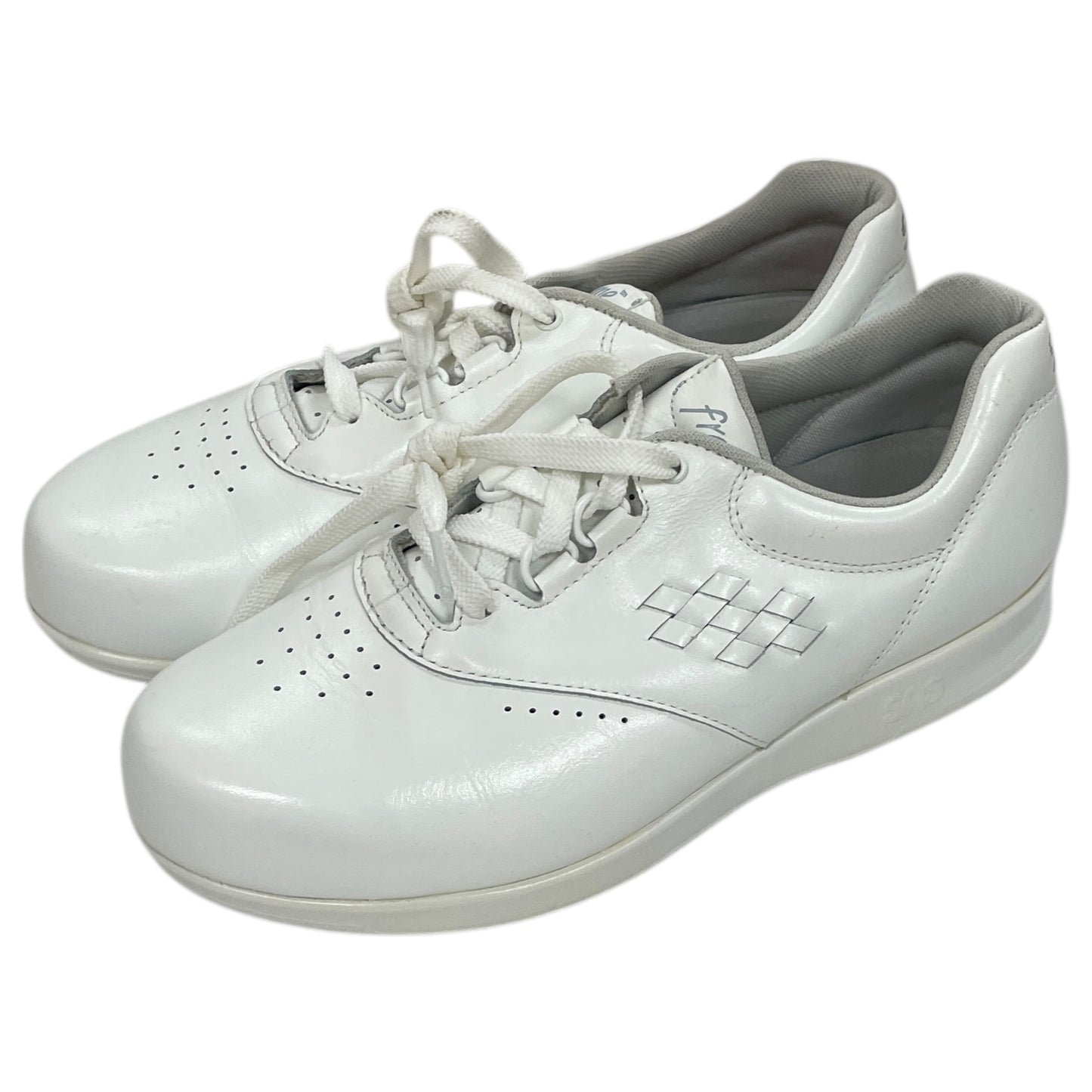 Shoes Sneakers By Sas In White, Size:7.5