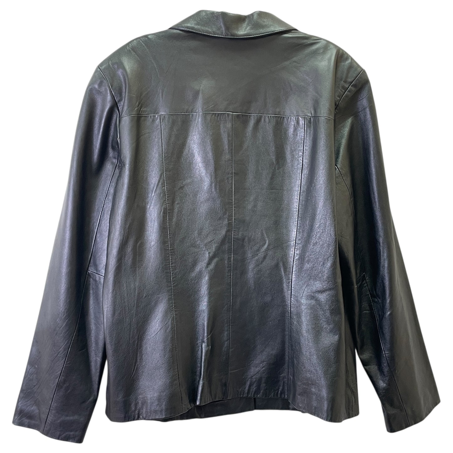 Coat Leather By Wilsons Leather In Black, Size:Xl