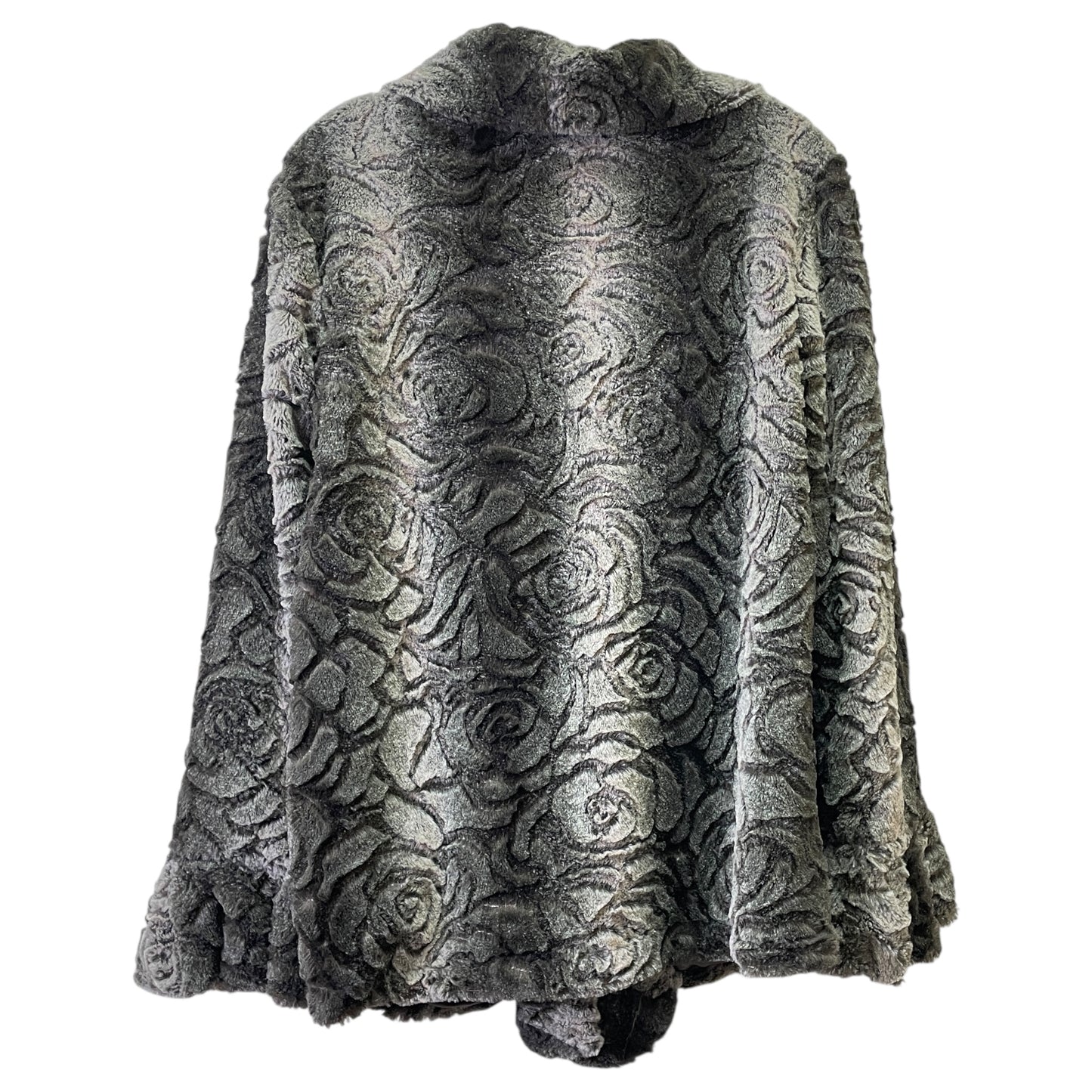 Coat Faux Fur & Sherpa By DAMSELLE In Brown, Size:L