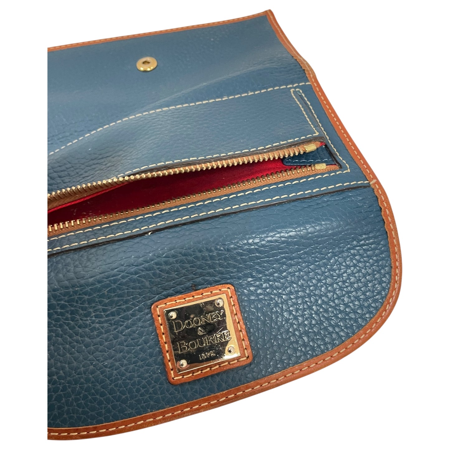 Wallet Designer By Dooney And Bourke In Blue, Size:Medium