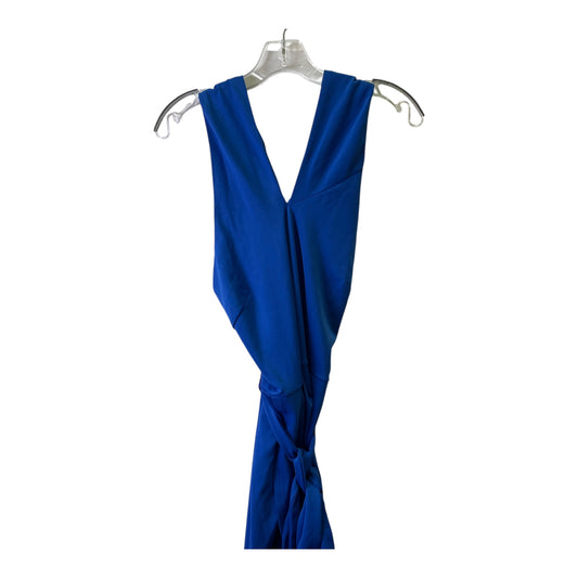 Dress Casual Midi By Cme In Blue, Size:Xl