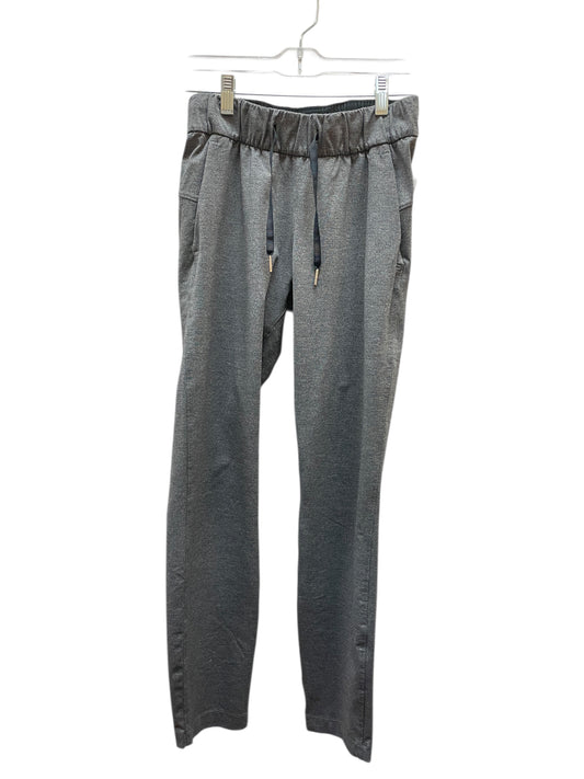 Athletic Pants By Lululemon In Grey, Size:2
