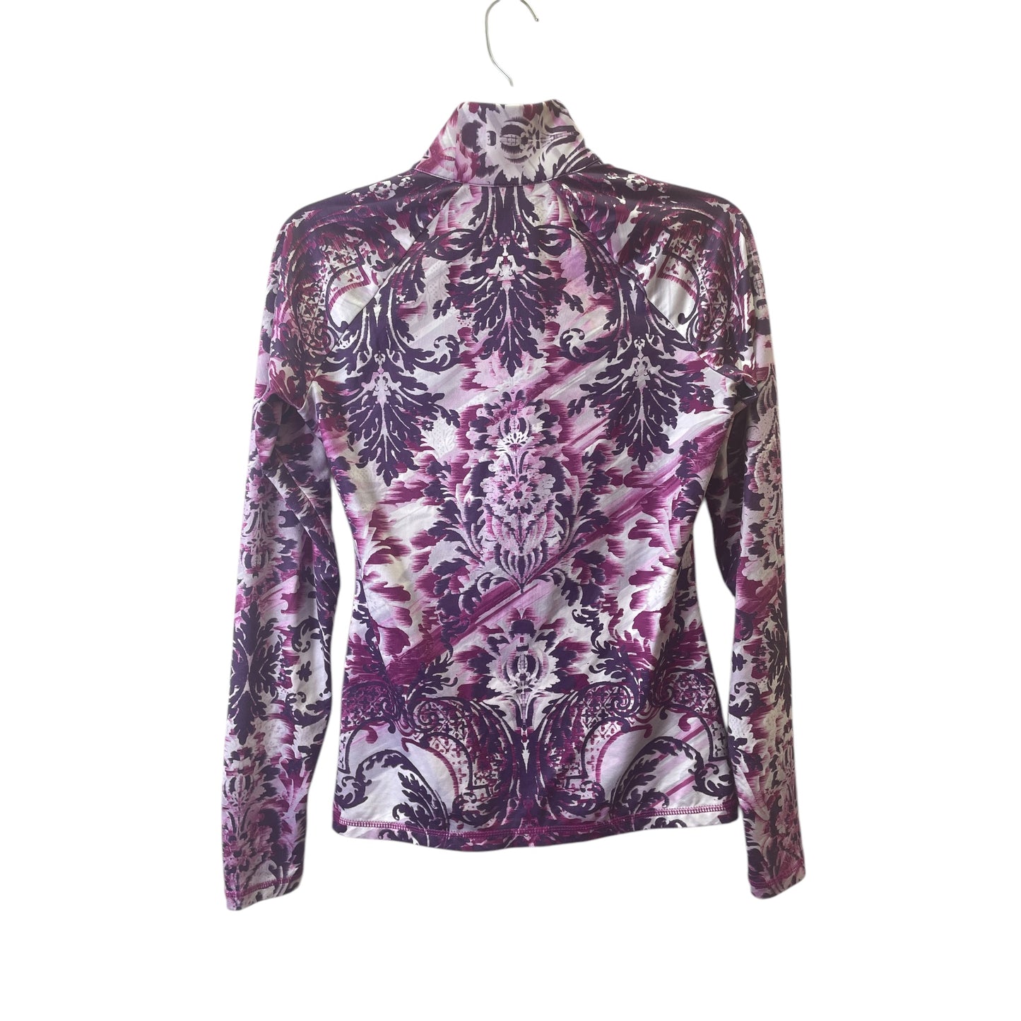 Athletic Top Ls Collar By Athleta In Purple, Size:S