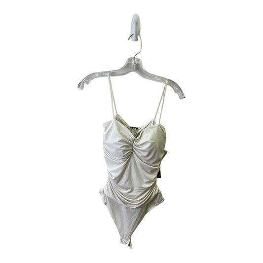 Bodysuit By Express In Ivory, Size:M