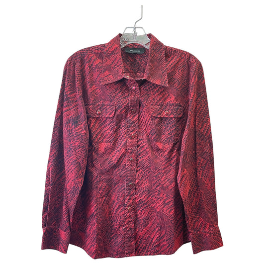 Top Ls By Jones New York In Red, Size:L