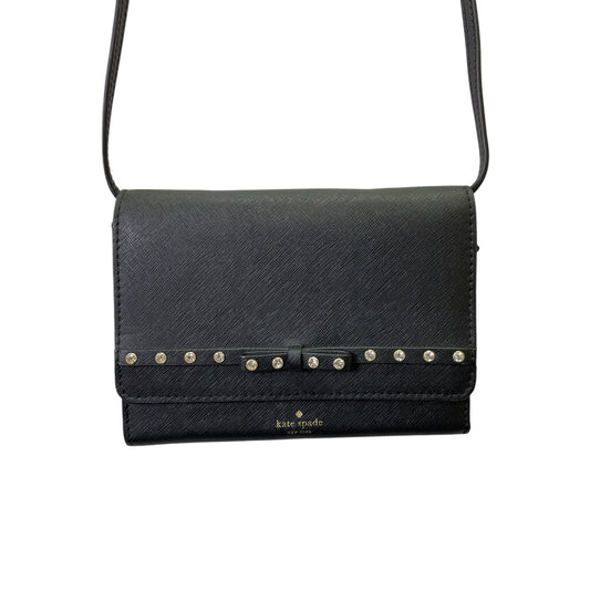 Crossbody Designer By Kate Spade In Black, Size:Small