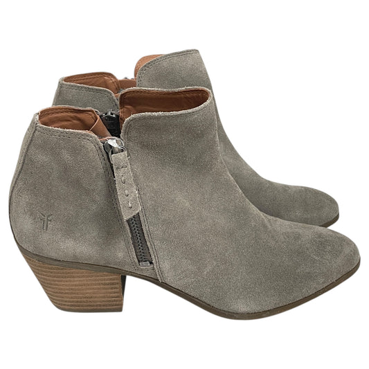 Boots Designer By Frye In Taupe, Size:9
