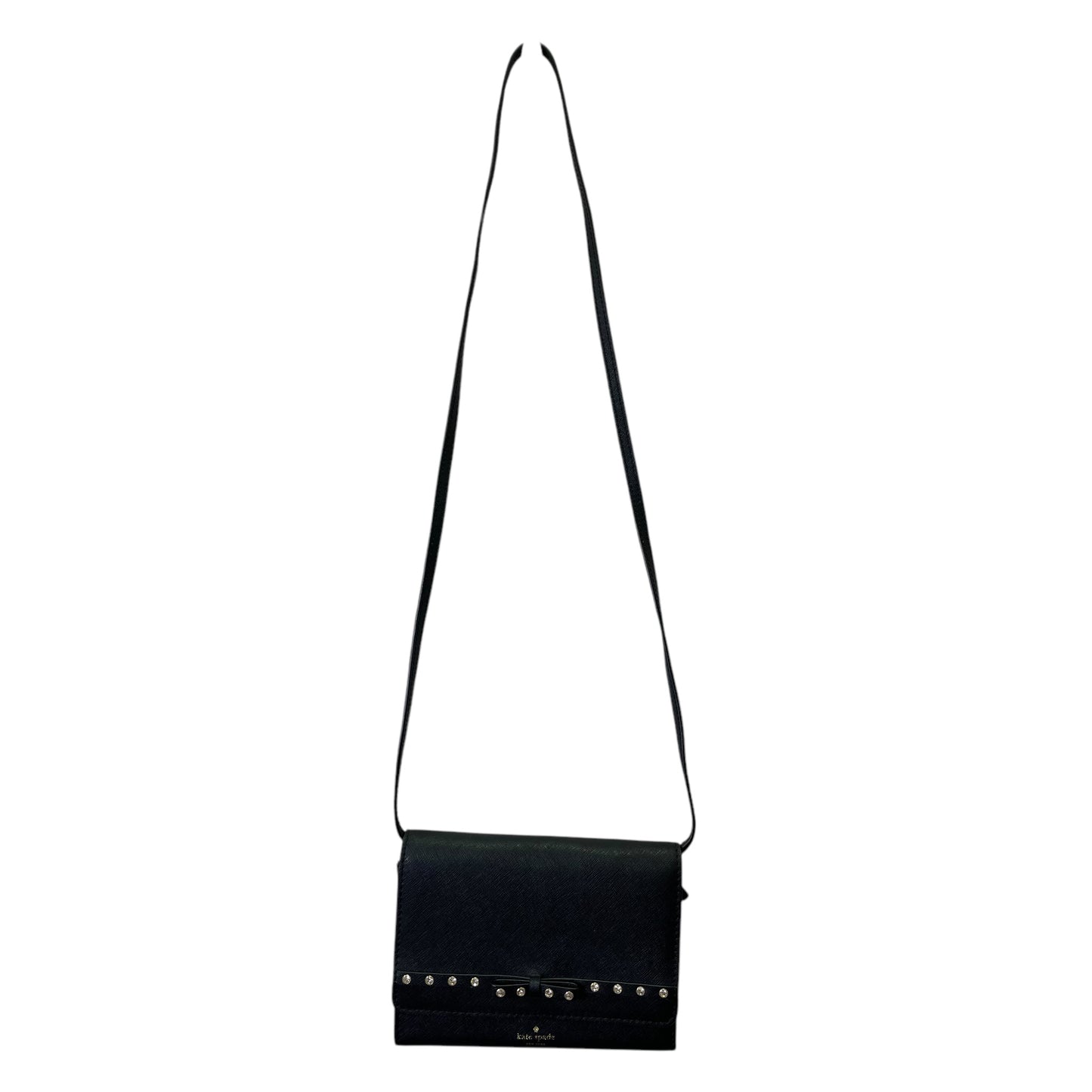 Crossbody Designer By Kate Spade In Black, Size:Small