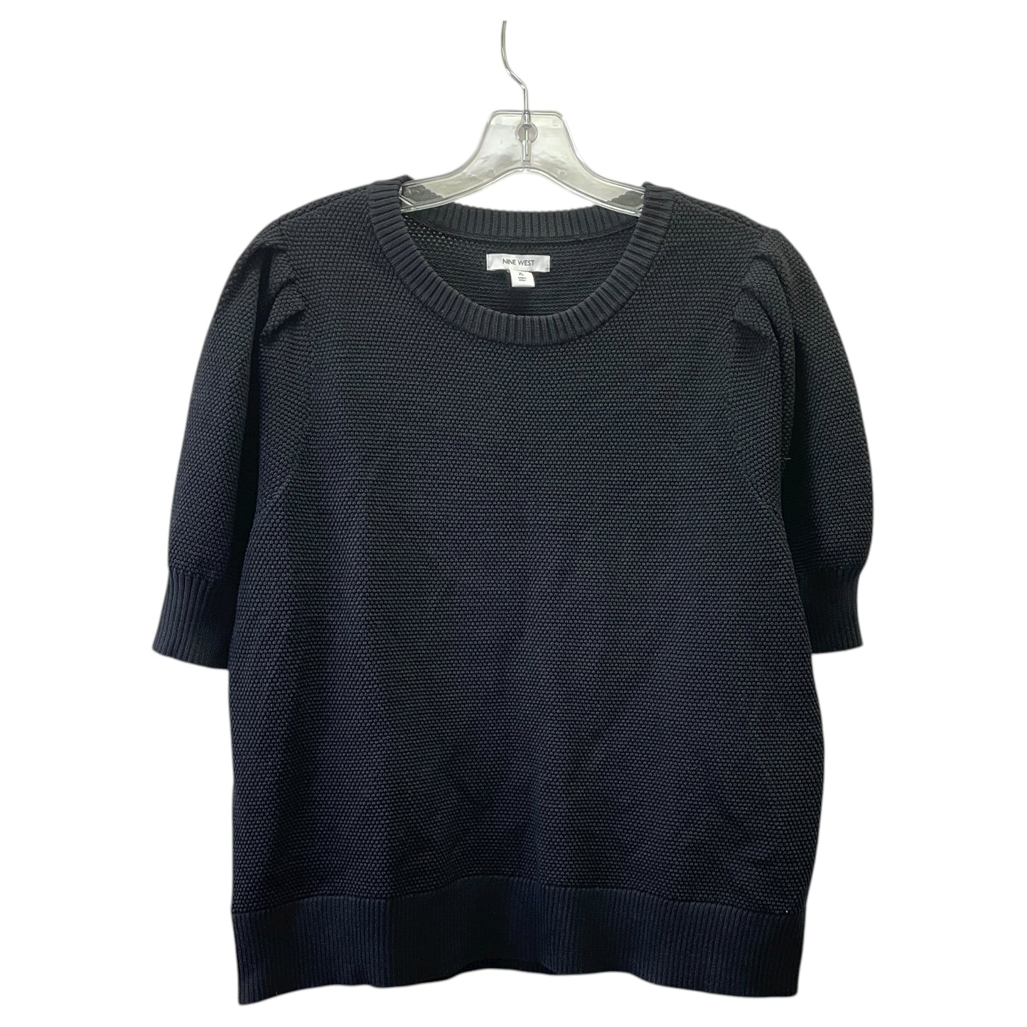Sweater Ss By Nine West In Black, Size:Xl