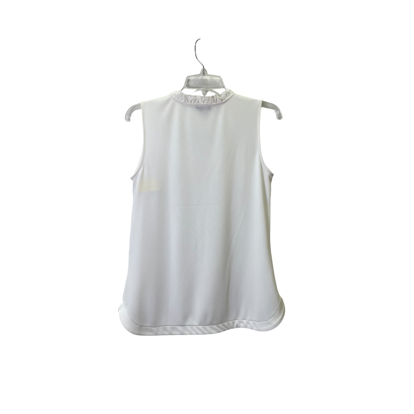 Top Sleeveless Basic By Ann Taylor In Cream, Size:Xs