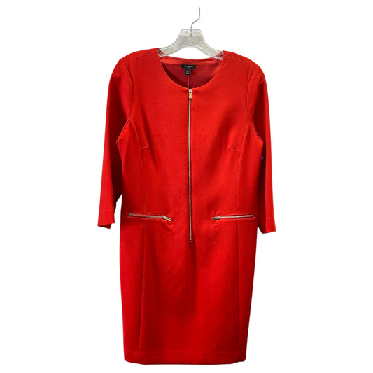 Dress Casual Maxi By ANN TAYLOR In Red, Size:8