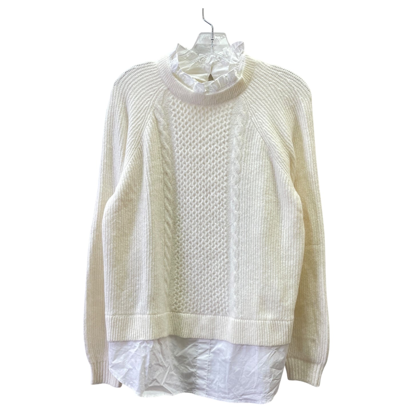 Sweater By Loft In Cream, Size:M