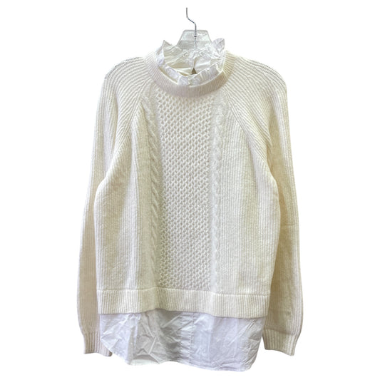 Sweater By Loft In Cream, Size:M