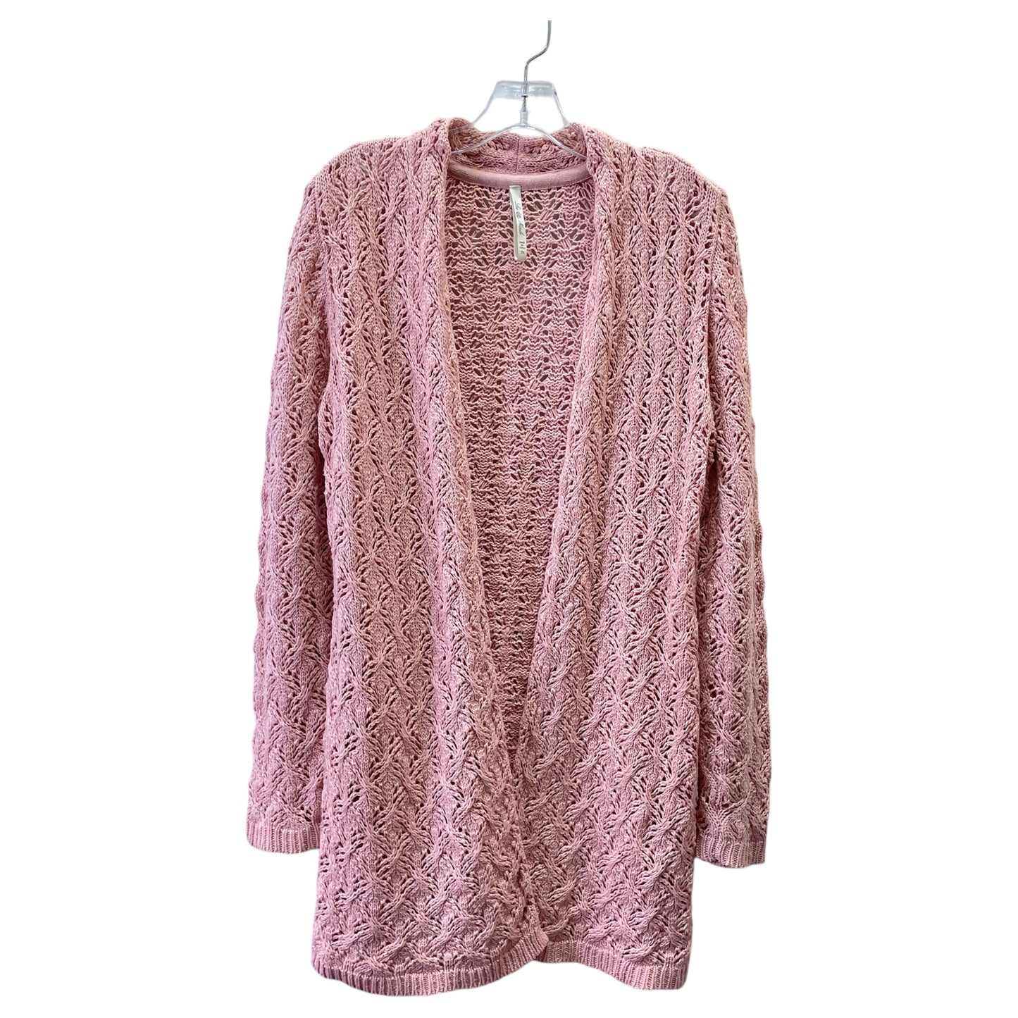 Cardigan By Leo And Nicole In Pink, Size:M