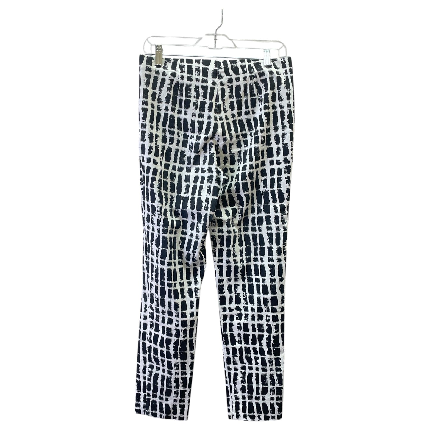 Pants Leggings By LIOR In Black & White, Size:8