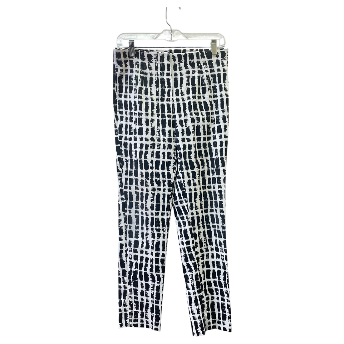 Pants Leggings By LIOR In Black & White, Size:8