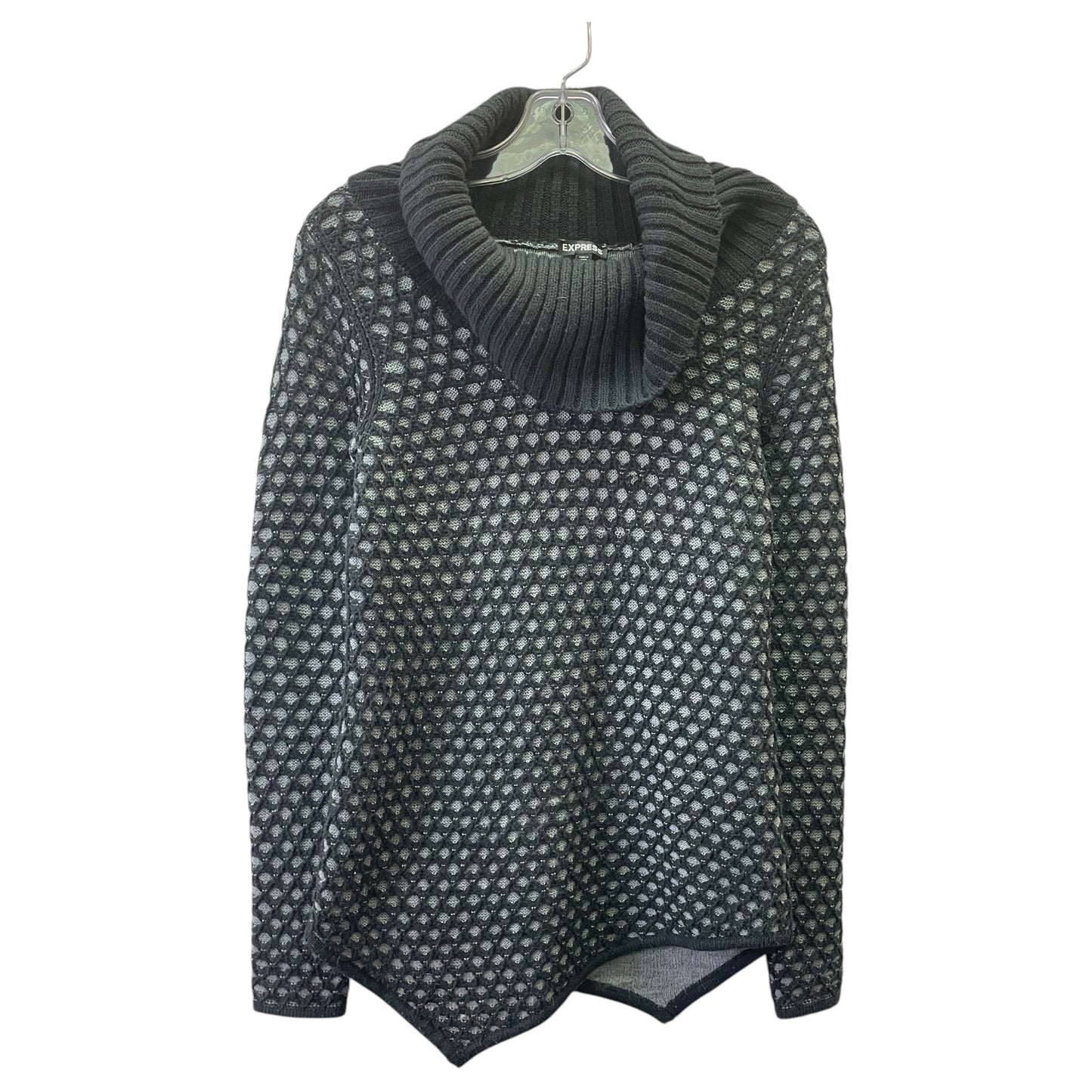 Sweater By Express In Black & Grey, Size:Xs
