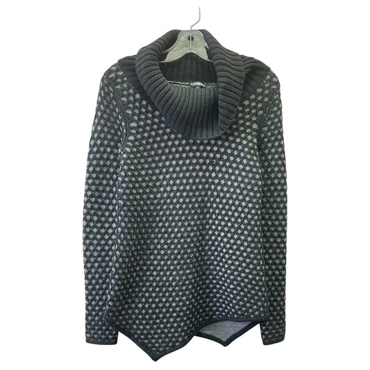 Sweater By Express In Black & Grey, Size:Xs
