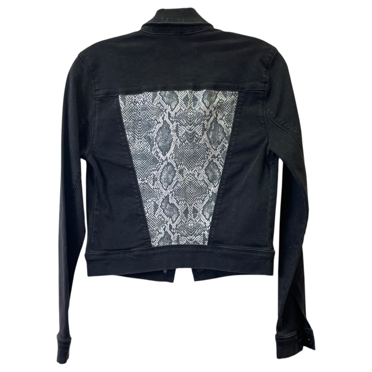Jacket Denim By J Brand In Black Denim, Size:Xs