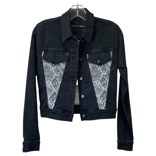Jacket Denim By J Brand In Black Denim, Size:Xs