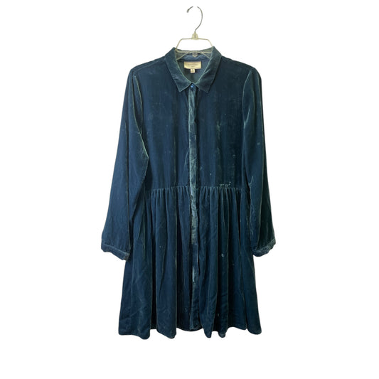 Dress Casual Short By Moulinette Soeurs In Teal, Size:M