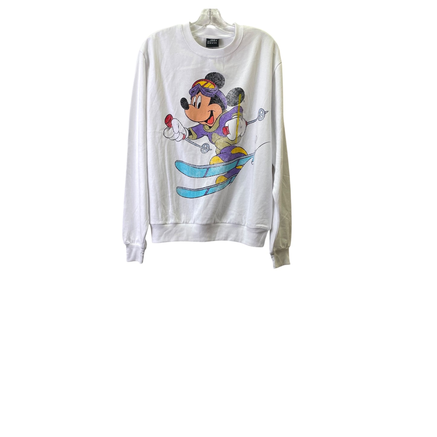 Sweatshirt Crewneck By Disney Store In White, Size:S