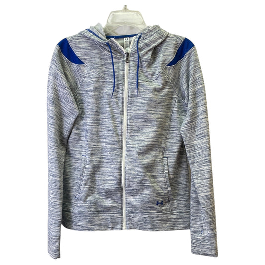Athletic Jacket By Under Armour In Blue, Size:M
