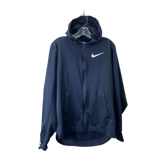 Athletic Sweatshirt Hoodie By Nike Apparel In Black, Size:M