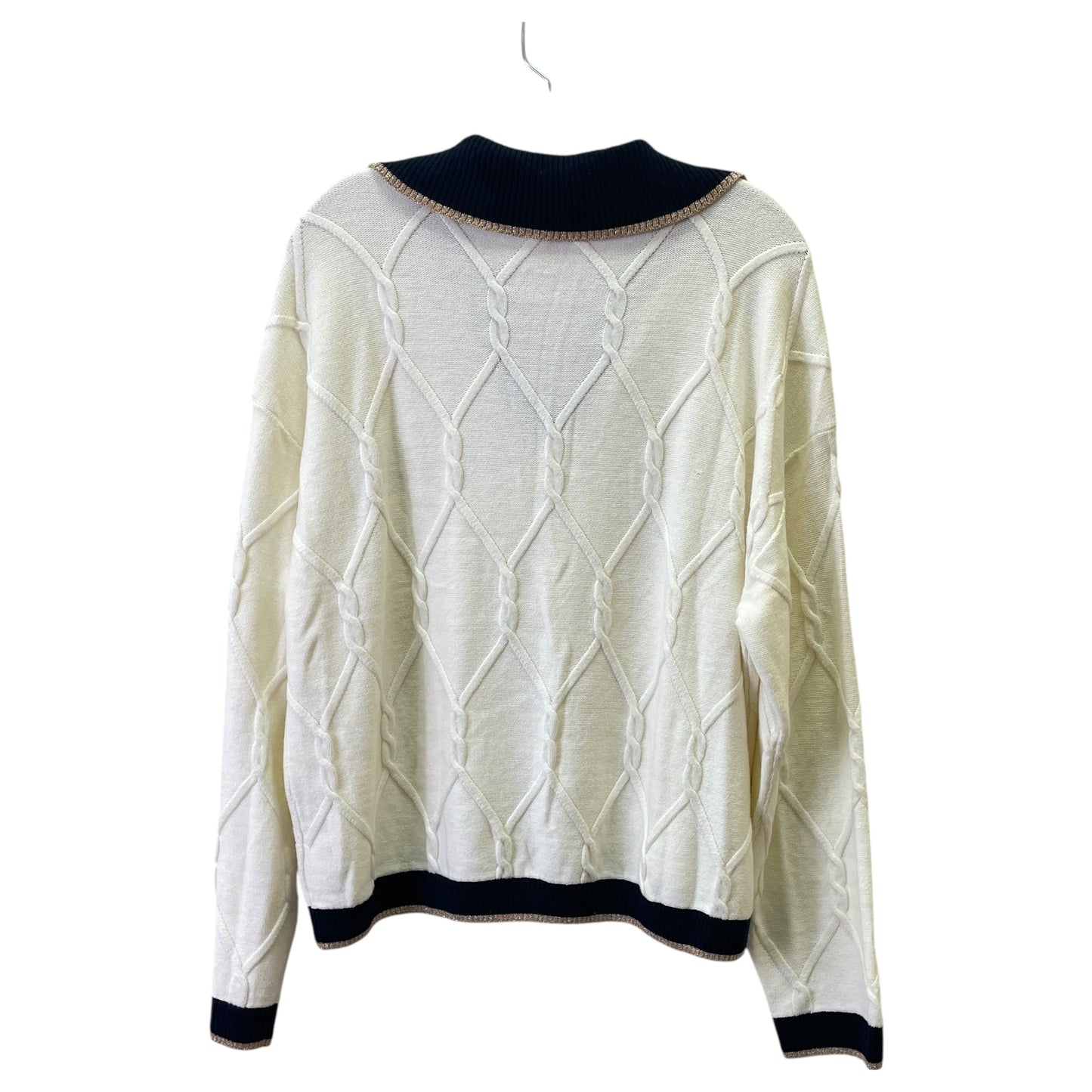 SWEATER by TALBOTS in WHITE, Size:XL