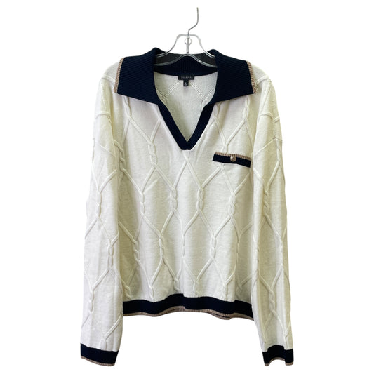 SWEATER by TALBOTS in WHITE, Size:XL