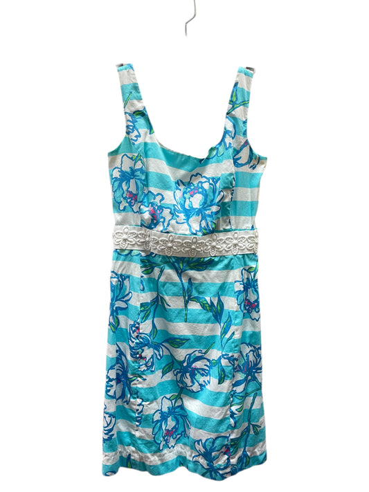 Dress Designer By Lilly Pulitzer In Blue, Size:4