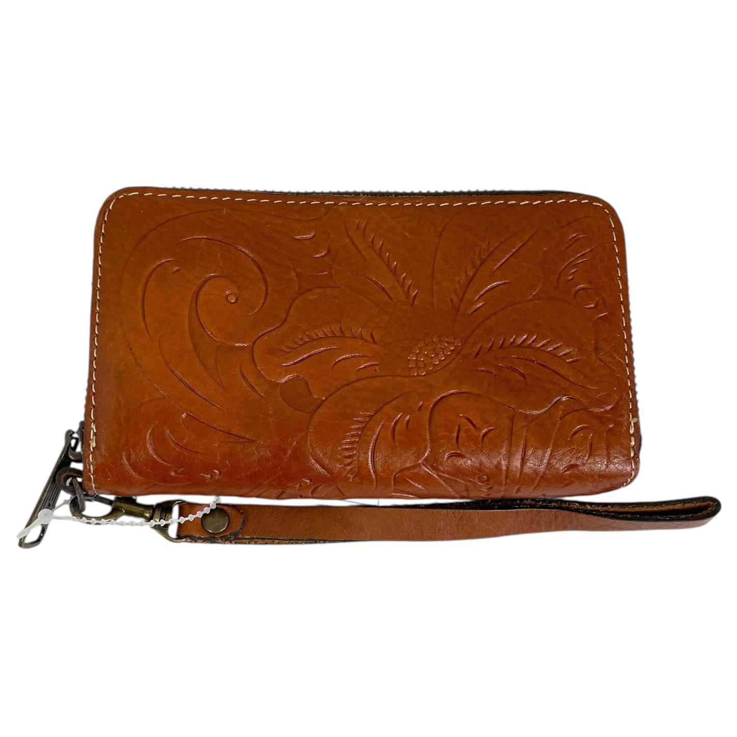 Wristlet Designer By Patricia Nash In Brown, Size:Medium
