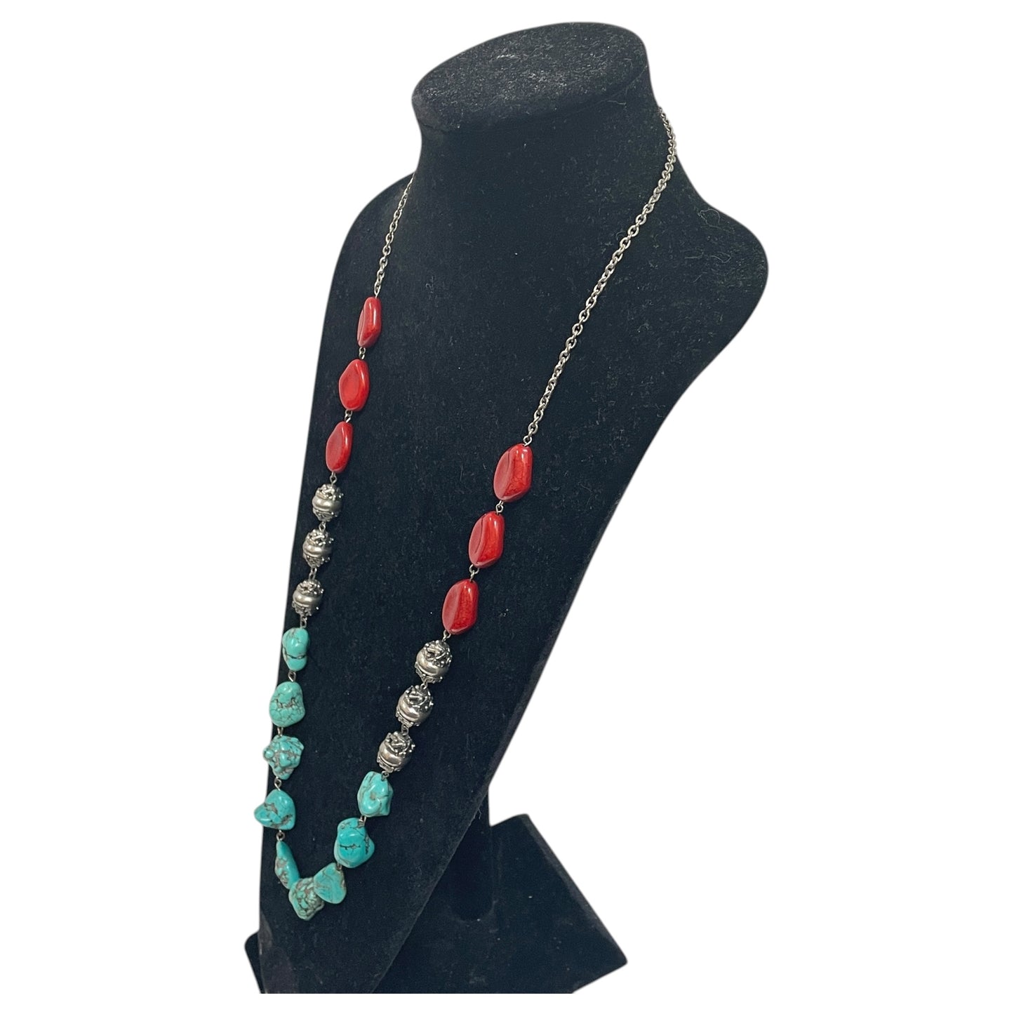 Necklace Statement By Cme In Blue