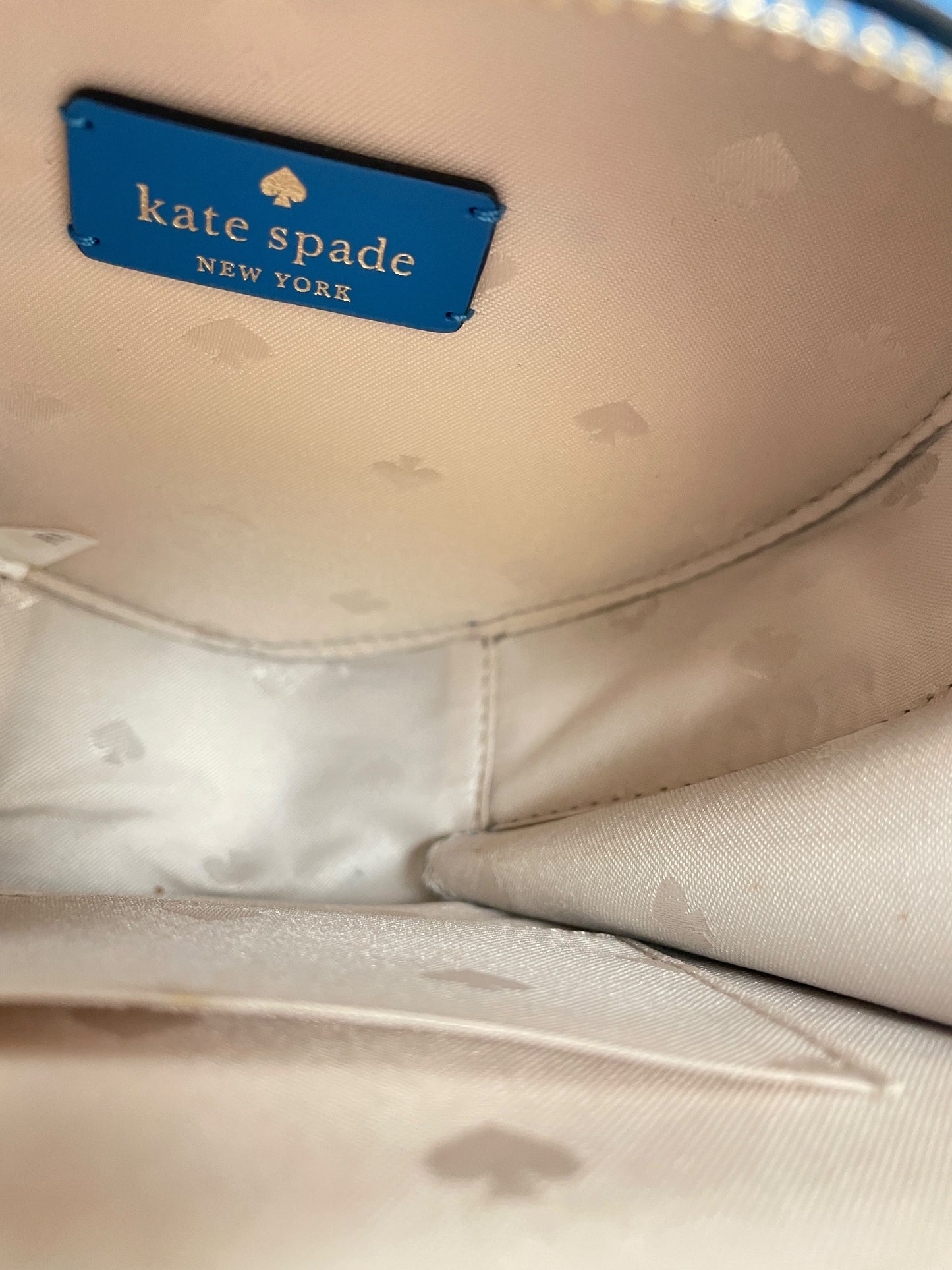 Crossbody Designer By Kate Spade In Blue, Size:Small