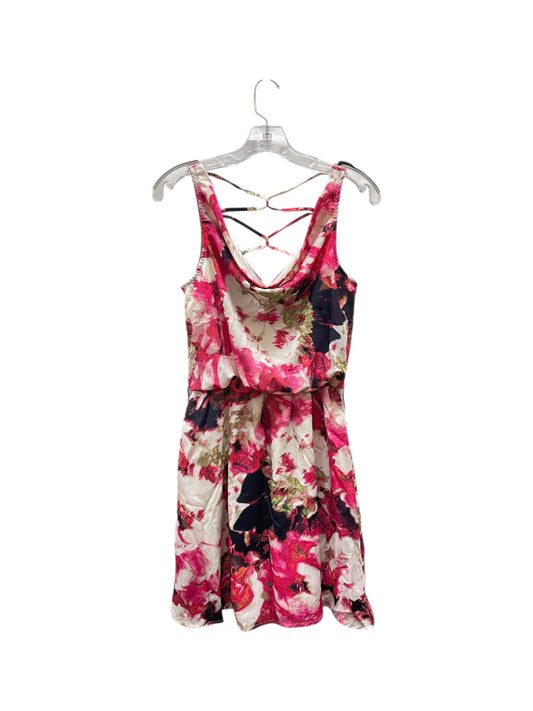 Dress Party Short By City Studio In Floral Print, Size:S