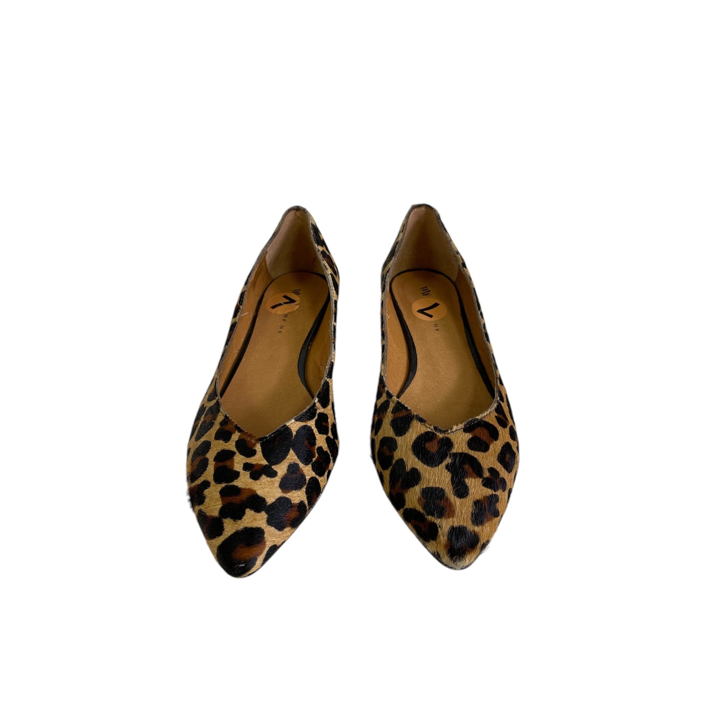 Shoes Flats By Cme In Animal Print, Size:7