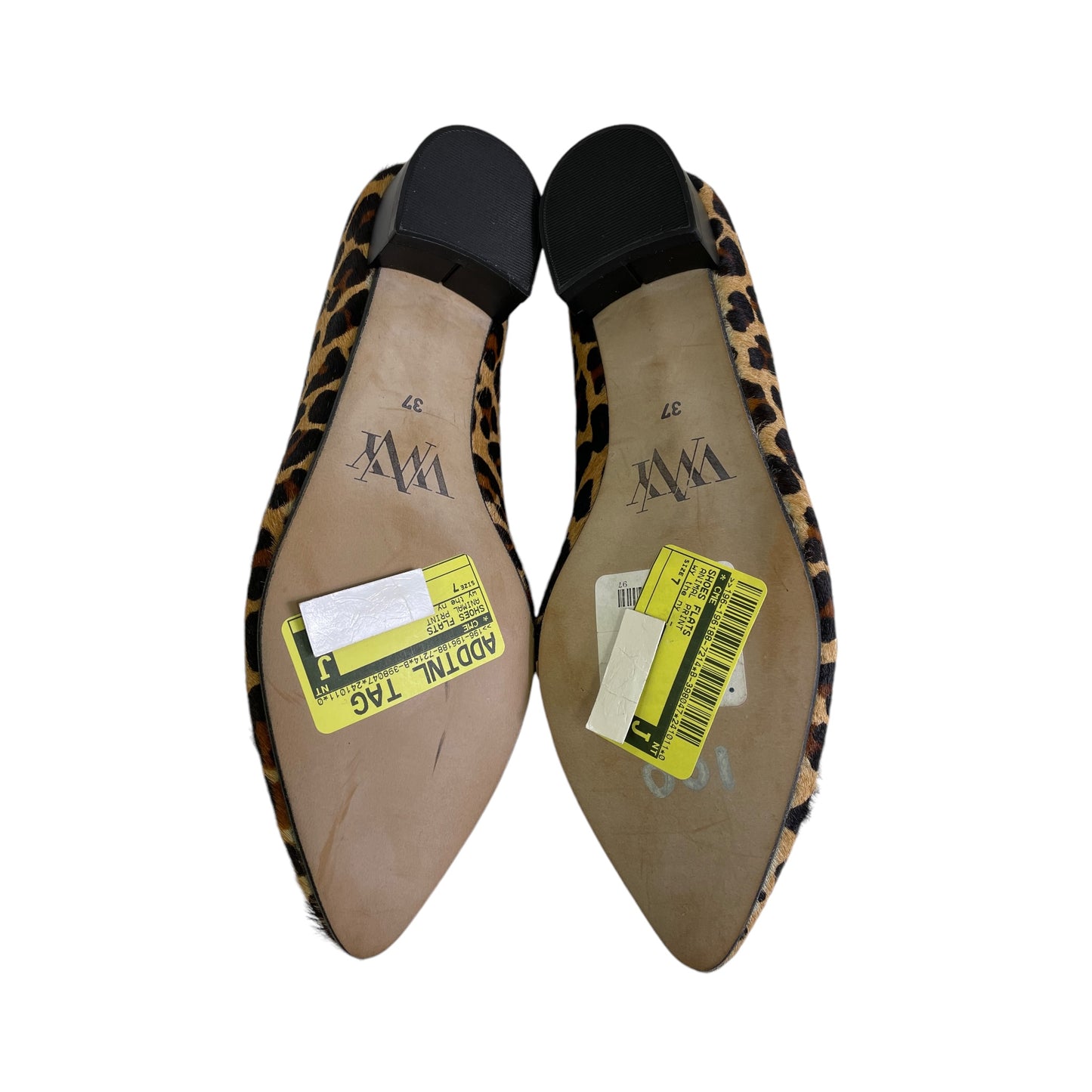 Shoes Flats By Cme In Animal Print, Size:7