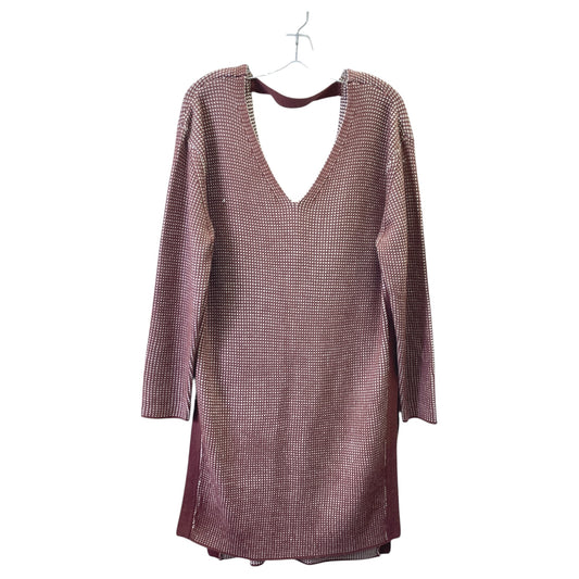 Dress Sweater By LOVERICHE In Tan, Size:M